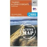 Thurso and John O'Groats by Ordnance Survey 9780319473030 | Brand New