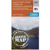 Ordnance Survey Explorer Active 457 South East Lewis Map With Digital Version, Orange