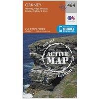 OS Explorer Map Active (464) Orkney - Westray, Papa Westray, Rousay, Egilsay and Wyre (OS Explorer Active Map)