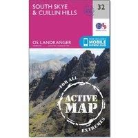 Landranger Active (32) South Skye & Cuillin Hills (OS Landranger Active Map)