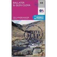 Landranger Active (44) Ballater, Glen Clova (OS Landranger Map)