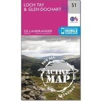 Landranger Active (51) Loch Tay & Glen Dochart (OS Landranger Active Map)