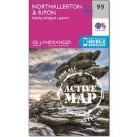 Northallerton & Ripon, Pateley Bridge & Leyburn by Ordnance Survey 97803