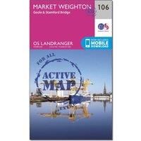 Landranger Active (106) Market Weighton, Goole & Stamford Bridge (OS Landranger Map)