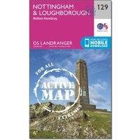 Nottingham & Loughborough, Melton Mowbray by Ordnance Survey 9780319474525