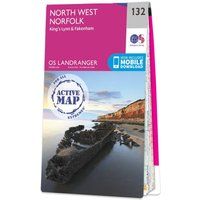 Landranger Active (132) North West Norfolk, Kings Lynn & Fakenham (OS Landranger Map)