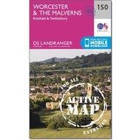 Worcester & the Malverns, Evesham & Tewkesbury (OS Landranger Map)
