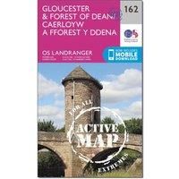 Ordnance Survey Landranger Active 162 Gloucester & Forest of Dean Map With Digital Version
