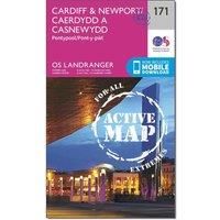 Ordnance Survey Map of Cardiff & Newport