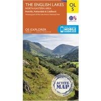Ordnance Survey Explorer Active OL5 The English Lakes - North Eastern Area Map With Digital Version