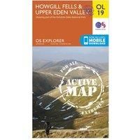 Ordnance Survey OL 19 Explorer Howgill Fells and Upper Eden Valley Active Map, Orange