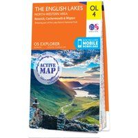 Lake District OS Explorer Active map OL4 The English Lakes - North Western area: Keswick, Cockermouth & Wigton
