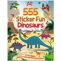 555 Sticker Fun: Dinosaurs