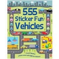 555 Sticker Fun - Vehicles Activity Book