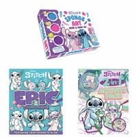Disney Stitch Sponge Art Book and Paint Set