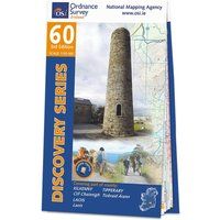 Map of County Kilkenny, Laois and Tipperary: OSI Discovery 60