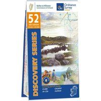 Ordnance Survey Ireland Map of County Clare and Galway: OSI Discovery 52