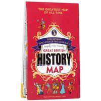 Great British History Map | ST&G | Gift Ideas | Historical map | Adventure | Trivia | (Marvellous Maps)