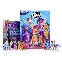 My Little Pony My Busy Books - Storybook, 10 figurines, playmat