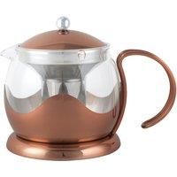 La Cafetiere Izmir Copper 2 Cup Glass Filter Teapot