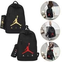 Nike Unisex Laptop Bag: Air Jordan Multi-Color Black Backpack