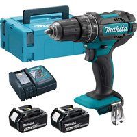 Makita DHP482 18v LXT Cordless Combi Drill 2 x 5ah Li-ion Charger Case