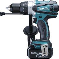 Makita DHP458 18v Cordless LXT Combi Drill 2 x 5ah Li-ion Charger Case