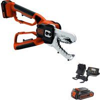 Black and Decker GKC1000 18v Cordless Alligator Powered Lopper 2 x 2ah Li-ion Charger