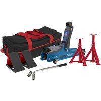 Sealey 1020LE Low Entry Yankee Trolley Jack Kit 2 Tonne Blue