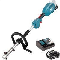 Makita DUX18 18v LXT Cordless Brushless Split Shaft Garden Multi Tool Set 1 x 5ah Li-ion Charger