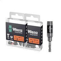 Wera 21 Piece 851/855/1 Impaktor Phillips and Pozi Screwdriver Bit Set