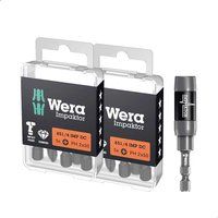 Wera 21 Piece 851/1 Impaktor Phillips Screwdriver Bit Set