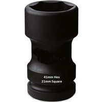 Sirius Combination Budd Wheel Socket 41mm Hex x 21mm Square 1"