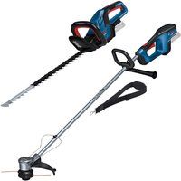 Bosch Professional 18v Cordless Brushless Hedge and Grass Trimmer Kit No Batteries No Charger