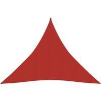 Sunshade Sail 160 g/m Red 4.5x4.5x4.5 m HDPE