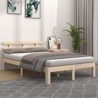 Bed Frame Solid Wood 150x200 cm King Size