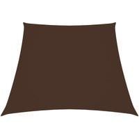 Sunshade Sail Oxford Fabric Trapezium 3/5x4 m Brown
