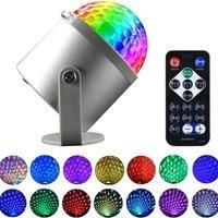 Led Stage Disco Light Rotating Dj Ball Strobe Remote Sound Control Magic Dance Car Rgb Christmas Gift Party Club Laser Show Lam