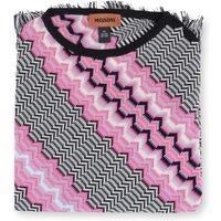 Missoni Zigzag Knit Sweater Geometric Pattern  -  Scarves & Shawls  - Multicolor