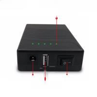 Lanzhd NEW 5V 12v 18650 3400mAh Lithium Li ion Battery pack 3S1P DC 12V and USB 5V Mobile power With 5521 cable and charger
