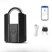 IP67 TTLock Bluetooth APP Smart Padlock Fingerprint Lock Keyless Mini Bag with Aleax Google Home