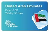 eSimChoice UAE Travel eSIM - 30 Days - 10GB