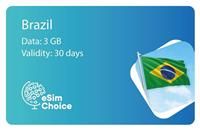 eSimChoice Brazil Travel eSIM - 30 Days - 3GB
