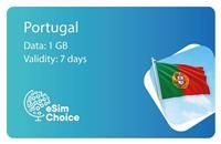 eSimChoice Portugal Travel eSIM - 7 Days - 1GB