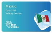 eSimChoice Mexico Travel eSIM - 30 Days - 3GB