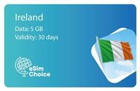 eSimChoice Ireland Travel eSIM - 30 Days - 5GB