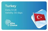 eSimChoice Turkey Travel eSIM - 30 Days - 5GB