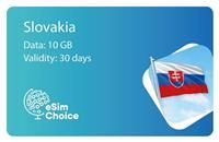 eSimChoice Slovakia Travel eSIM - 30 Days - 10GB