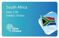 eSimChoice South Africa Travel eSIM - 30 Days - 3GB