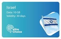 eSimChoice Israel Travel eSIM - 30 Days - 10GB